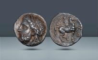 Ancient Coins - Kingdom of Macedon, Philip II (Posthumous), 359 – 336 BC. Pella, c. 323/2-315 BC, AR Tetradrachm. Ex Roma Numismatics VIII, 2014, 384