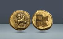 Ancient Coins - Mysia, Cyzicus. c. 550-450 BC, EL Hekte. Ex Classical Numismatic Group 103, 14 September 2016, lot 206
