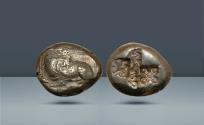Ancient Coins - Ionia, Miletos, c. 600-546 BC, EL stater, 14.03g (20mm, N/A).