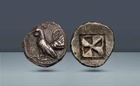 Ancient Coins - Sicily, Himera. c. 530-483/2 BC, AR Litra. From the Collection of Jonathan H. Kagan