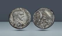 Ancient Coins - Caracalla. 198-217 AD. Phoenicia, Sidon. AR Tetradrachm