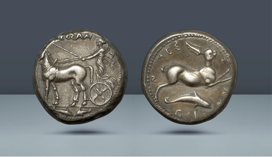 SICILY. Messana. Period III, c. 425-396 BC. AR Tetradrachm. Purchased ...