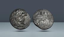 Ancient Coins - Alexander Types. SELEUCID KINGS of SYRIA. Seleukos I Nikator. 312-280 BC. AR Tetradrachm. Ex CNG 67, 22 Sept 2004, lot 844. Ex Stack's (15 June 1972), lot 434
