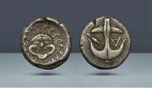 Ancient Coins - THRACE. Apollonia Pontika. c. 470-435 BC. AR Drachm. From the William Stancomb Collection; This coin published in Corpus Nummorum (www.corpus-nummorum.eu)