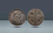 World Coins - United Kingdom, England. Charles II - Dies by Thomas Simon, London, 1660 AD, AR Pattern Broad/Medal - H. E. Manville (Spink 140, 16/11/1999) lot 590, purchased from Spink, Dec 1999