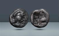 Ancient Coins - Ionia, Klazomenai, c. 499-494 BC, AR didrachm, 6.05g (18mm, n/a). From the Peter Bartlett Collection. Ex Davissons Auction 5 (25 July 1995) lot 86.