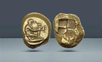 Ancient Coins - Mysia, Cyzicus. c. 450-330 BC, AV Stater. Very rare, only three in CoinArchives. Beautifully struck and aEF