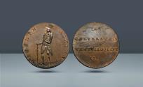 World Coins - Great Britain, Joseph Askins (ventriloquist), uncertain locality. George III, 1738-1820 AD. Ex 'an old Surrey Col.' via Mark Rasmussen Sep. 2016