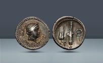 Ancient Coins - Roman Republic, C. Norbanus. Rome, 83 BC, AR Denarius. From the estate of Lane Brunner