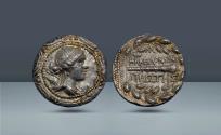 Ancient Coins - Macedon, Under Roman Rule. First Meris, c. 167-149 BC , AR Tetradrachm. Ex Heritage Auctions #3045 Lot 32074, January 13, 2016