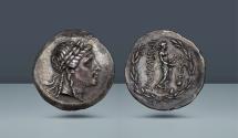 Ancient Coins - MYRINA. Aeolis. c. 155-145 BC. AR Tetradrachm. Ex Naville V (British Museum Duplicates), 18 June 1923, Lot 2493
