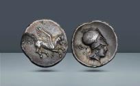Ancient Coins - Corinthia, Corinth, c. 457-375 BC, AR Stater, 8.39g (22mm, 6h).