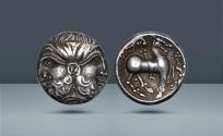Ancient Coins - Eastern Celtic, Middle and Lower Danube. Imitations of Philip II of Macedon, Mint in central Serbia, c. 2nd century BC, AR Tetradrchm, 12.60g (22.3mm, 6h).