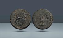 Ancient Coins - Roman Republic, Italy. Anonymous, Rome, c. 217 - 215 BC, AE Semi-libral Triens, 52.23g (39mm, 9h).