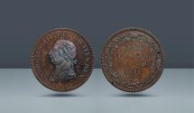 World Coins - GREAT BRITAIN. George III. 1738-1820. Struck, c. 1811. 5 Shillings or 6 Deniers. Lustrous Mint State