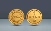 World Coins - GERMANY, Nürnberg Stadtwappen. Dies by Josef Wild. Nürnberg, 1923, AV 1 Goldmark