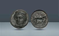 Ancient Coins - IONIA. Phygela, c. 350-300 BC. AE. From the collection of Prof. Dr. P.R. Franke