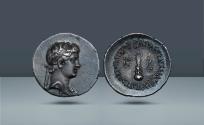 Ancient Coins - Cappadocia, Caesarea. Archelaus. 36 BC-17 AD. year 22 (c. 15-14 BC), AR Drachm, 3.57g (19mm, 1h). Ex Hirsch XI, 4 May 1904, lot 439 (Prof. Dr. M... Collection)