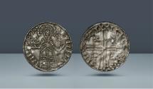 World Coins - KINGS OF DENMARK. Svend Estridsen. 1047-1074 AD. Lund or Roskilde. AR Denier. Ex Künker 121 (2007), lot 632 (de Wit Collection). Ex NAC 56, 8 Oct 2010, lot 899