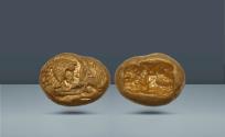Ancient Coins - Kings of Lydia, Sardes. Kroisos. c. 560-546 BC, 1/6 Stater (Heavy Standard)