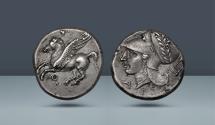 Ancient Coins - CORINTHIA. Corinth. c. 375-300 BC. AR Stater