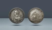 World Coins - PRUSSIA. Frederick II, the Great. Designed by I. M. Mörikofer. 1740-1786 AD. SCHRAUBTALER