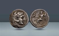 Ancient Coins - Macedon, Kingdom of Macedonia. Alexander III, Struck under Kassander, 317 - 297 BC. Pella, c. 317/6-315/4 BC, AR Tetradrachm, 17.16g (26mm, 12h).