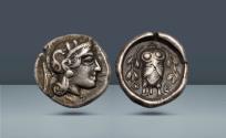 Ancient Coins - Attica, Athens, c. 454-404 BC, AR Hemidrachm, 2.12g (12mm, 2h). Ex Schulman 264, 26 April 1976, 5113