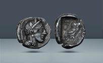 Ancient Coins - Attica, Athens. c. 420-404 BC, AR Drachm. From the Samuel Pozzi (1846-1918) Collection, Naville I (4 April 1921), 1556.