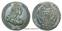 World Coins - Grand Duchy of Tuscany Francesco II Stefano (Francis I Holy Roman Emperor) 1748 IN • TE • DOMINE SPERAVI • Florence 45/70 RARE (CNI 41) Italian coin for sale