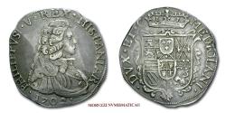 World Coins - Duchy of Milan Philip V of Spain FILIPPO 1702 SILVER 45/70 RARE (R) Italian coin for sale