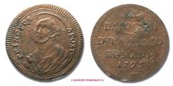 World Coins - Papal States PIUS VI 2,5 BAIOCCHI ROMANI 1795 RARE (R) papal coin
