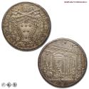 World Coins - Papal States, Pope Clement X, Altieri, PIASTRA del Giubileo (Jubilee), 1675, Mint of Rome, Girloamo Lucenti, SILVER, near MINT STATE (60/70), (Muntoni 18) / coins for sale