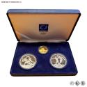 World Coins - Greece, Hellenic Republic, Official PROOF Set (3 coins), Games of the XXVIII Olympiad Athens 2004, Mint of Athens; SILVER & GOLD, PROOF / Euro coins for sale
