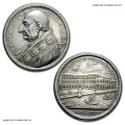 World Coins - Benedict XIII Silver Medal 1728 Penitentiary of Civitavecchia Opus Ermenegildo Hamerani 55/70 RARE (R) Papal medal for sale
