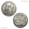 World Coins - PAPAL STATES PAUL III MEDAL RECOINAGE OF MAZIO (1824) AN XVI FRASCATI RARE (R) papal medal