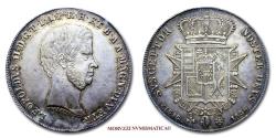 World Coins - Grand Duchy of Tuscany Leopold II FRANCESCONE DA 4 FIORINI 1856 Florence SILVER 45/70 (Pagani 117)