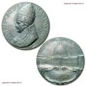 World Coins - Papal States Pope Pius XI Silver Medal A III (1924) The Oratory of St. Peter Opus Aurelio Mistruzzi 63/70 VERY RARE (Cusumano-Modesti 19) medals for sale