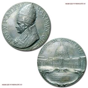 Papal States Pope Pius XI Silver Medal A III (1924) The