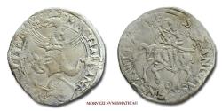 World Coins - Carmagnola Michele Antonio Marquess of Saluzzo CORNUTO SILVER RARE (R) italian coin