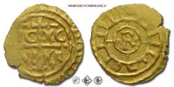 World Coins - Kingdom of Sicily, Frederick II, Holy Roman Emperor, TARI', 1197-1250, Mint of Palermo or Messina, GOLD, near EF (50/70), VERY RARE, (Spahr 58) / Italian coins for sale