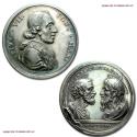 World Coins - Pope Pius VII Extraordinary Silver Medal 1804 Devotion to the SS. Apostles Peter and Paul Opus Mercandetti 65/70 VERY RARE (Patrignani 19b) Papal medal for sale