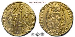 World Coins - Most Serene Republic of Venice, DOGE BARTOLOMEO GRADENIGO, GOLD Ducat, no date, Mint of Venice, near MINT STATE (60/70), RARE, (Paolucci 1)