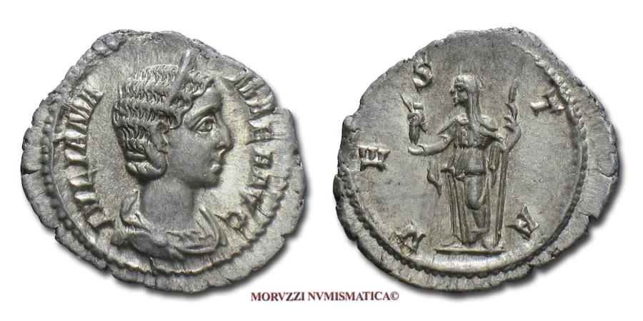 Julia Mamaea SILVER DENARIUS 222-235 AD VESTA (RIC 360) Roman Imperial coin  for sale
