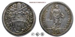 World Coins - Papal States, Pope Clement XI, Albani, GIULIO, AN XVII, Mint of Rome, SILVER, good EF (58/70), RARE, (Muntoni 114) / coins for sale