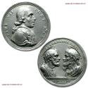 World Coins - Pope Pius VII Extraordinary Silver Medal 1804 Devotion to the SS. Apostles Peter and Paul Opus Mercandetti 45/70 VERY RARE (Patrignani 19b) Papal medal for sale
