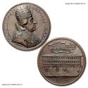 World Coins - Pope Clement XI Bronze Medal 1704 Laying the foundation stone of the new Annona building Opus Hamerani 59/70 World & Papal medal for sale