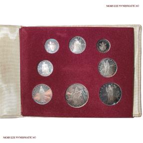 Vatican City State Pope Paul VI Official BU Set (8 trial coins) 1963 ANNO I  64/70 VERY RARE coin for sale