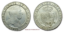 World Coins - Kingdom of Naples Ferdinand IV of Bourbon 120 GRANA 1805 Naples italian coin