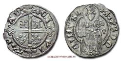 World Coins - Padua Jacopo II da Carrara CARRARINO DA 2 SOLDI SILVER 45/70 SCARCE (NC) Italian coin for sale